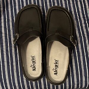 Alegria Women's Classic Black Slip-Ons